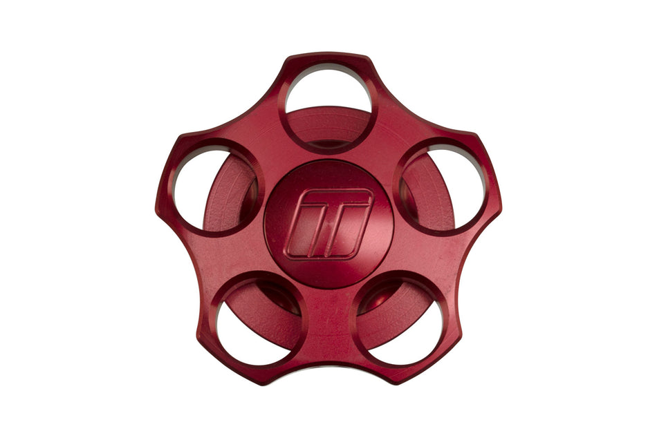 Oil Cap - Notch - LS - Red