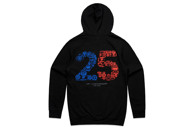 TS Hoodie Black (25 Years) XXL (DISCONTINUED)