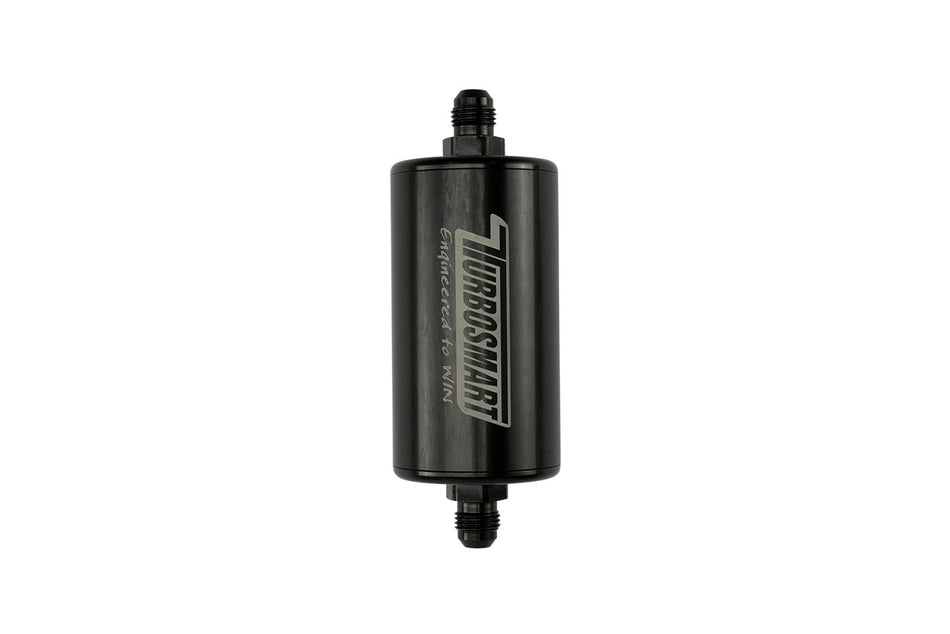 Inline Fuel Filter 10um 6AN Black