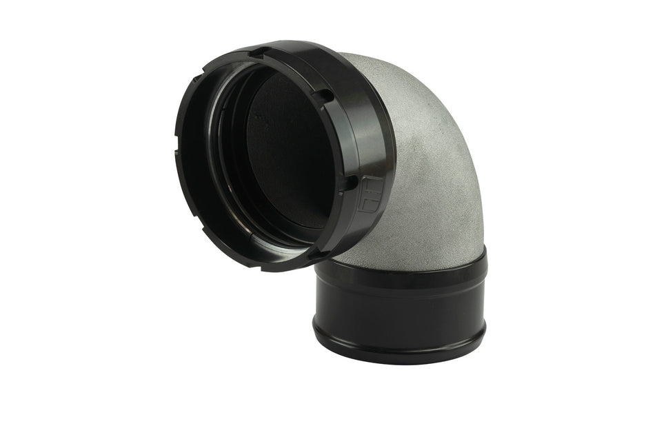 LockSleeve Turbo Adapter Compressor Outlet 3.00" to 90 Elbow Hose Barb 3.00"